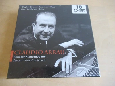 Claudio Arrau-Seriöser Klangzauberer-Chopin, Grieg, Strauss...sealed 10er OVP CD - Bild 1 von 3