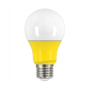 Satco S9645 2W E26 LED Orange/Yellow Light Bulb Medium Base 200 Lumens 25W Equiv - Picture 1 of 6