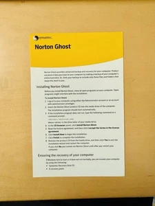 Norton Ghost 15.0 - Picture 1 of 2