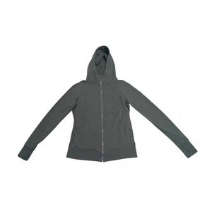 Lululemon Scuba Full-Zip Hoodie Dark Forest Olive Green Womens 10 Jacket Workout - Picture 1 of 6