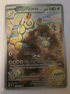 Pokemon Dudunsparce Paldea Evolucionado Ilustración Raro SV Tarjeta Holo 229/193 - Imagen 1 de 1