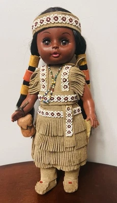 Carlson Doll Winnebago Princess 10-4B,  Native American Vintage Dolls - Image 1 of 4