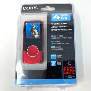 COBY MP620-4G 4GB Go Video Reproductor MP3 1.8 Pantalla LCD USB 2.0 Alta Velocidad - TOTALMENTE NUEVO - Imagen 1 de 5