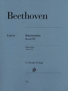 Beethoven Piano Trios Vol III Violin Cello Henle Urtext Sheet Music HN 200 Book - Picture 1 of 1