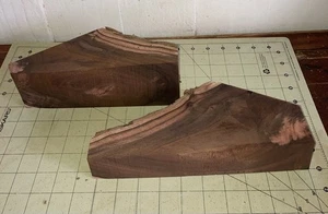 2 Unique Blocks Hawaiian Milo Wood~ 9 1/4" x 3 1/4" x 3 1/2"  (#254) - Picture 1 of 8