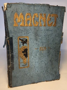 1924 SELMA HIGH SCHOOL YEARBOOK 'MAGNET' SELMA, CA - Picture 1 of 2