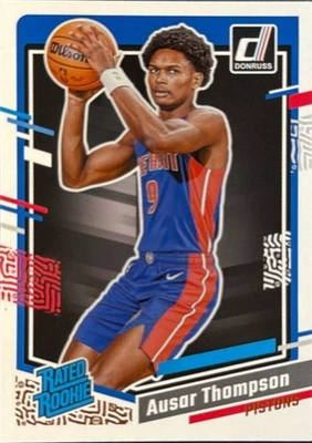 2023 Donruss Rated Rookies#228 Ausar Thompson Detroit Pistons - Image 1 of 2
