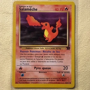 Salameche 50/82 Team Rocket Rare Vintage Pokemon Karte Französisch Charmander - Bild 1 von 6