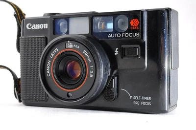 [EXC+5] Canon AF35M 35mm Point & Shoot Film Camera Flash Not Working - Image 1 of 4