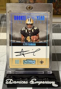 2017 Panini Contenders Rookie of the Year Alvin Kamara Autograph 32/99 Saints - Picture 1 of 2
