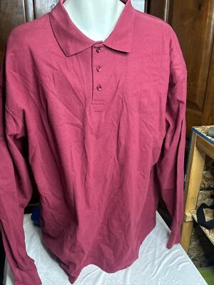 2xl rt side pad hunting shirt by Grubbys red long sleeve polo - Image 1 of 4