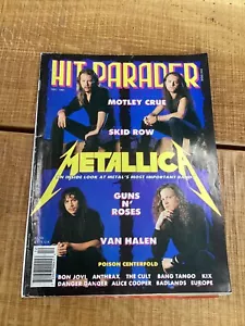 Hit Parader Magazine Dec 1991 Bret Michaels Poison Centerfold Motley Crew - Picture 1 of 4