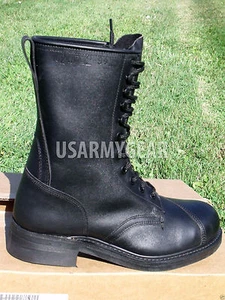 Nuevas Botas de Motociclista de Seguridad Militar de Cuero Negro con Punta de Acero para Motociclista de Combate de Motocicleta de EE. UU. - Imagen 1 de 12