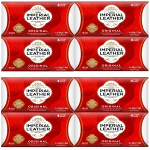 Cussons Imperial Leather Original Soap Rich Creamy Lather Ivory Skin Bars 32x90g - Picture 1 of 5