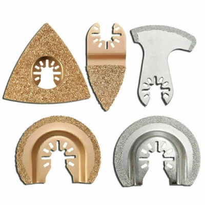 5 tlg. Zubehör Set Multifunktionswerkzeug für Multimaster Fein Säge Multitool MM - Bild 1 von 4