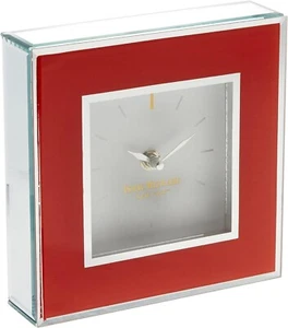 Isaac Mizrahi Square Clock, Orange, 7" - Picture 1 of 1