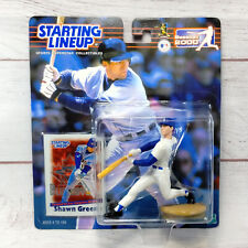 Starting Lineup 2000 Shawn Green LA Dodgers MLB Baseball Figure Blue Jays Card