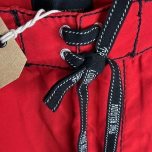 True Religion Jeans Big T Board shorts Red - Picture 1 of 5