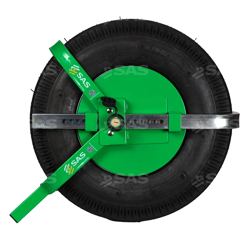 SAS GREEN V3 COMPACT Wheel Clamp - V133795 - Trailer wheel clamp - Wheel lock