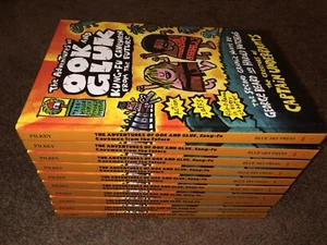 Captain Underpants The Adventures of Ook and Gluk Kung-Fu Cavemen - Lot Of 10 - Picture 1 of 4