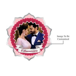 Anniversary Gift Personalised Silver Coin / Customized Happy Anniversary Gift - Picture 1 of 4