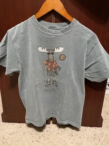 Rocky Mountain National Park Colorado Take A Hike moose T-shirt youth large L - Picture 1 of 4