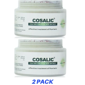 2 X 100g COAL TAR & SALICYLIC ACID OINTMENT COSALIC FS - Picture 1 of 3