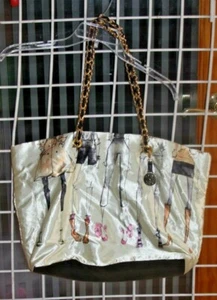 BOLSO DE MANO CREMA ANIVERSARIO 20 AÑOS SHOW WAREHOUSE DISEÑADOR - Imagen 1 de 4