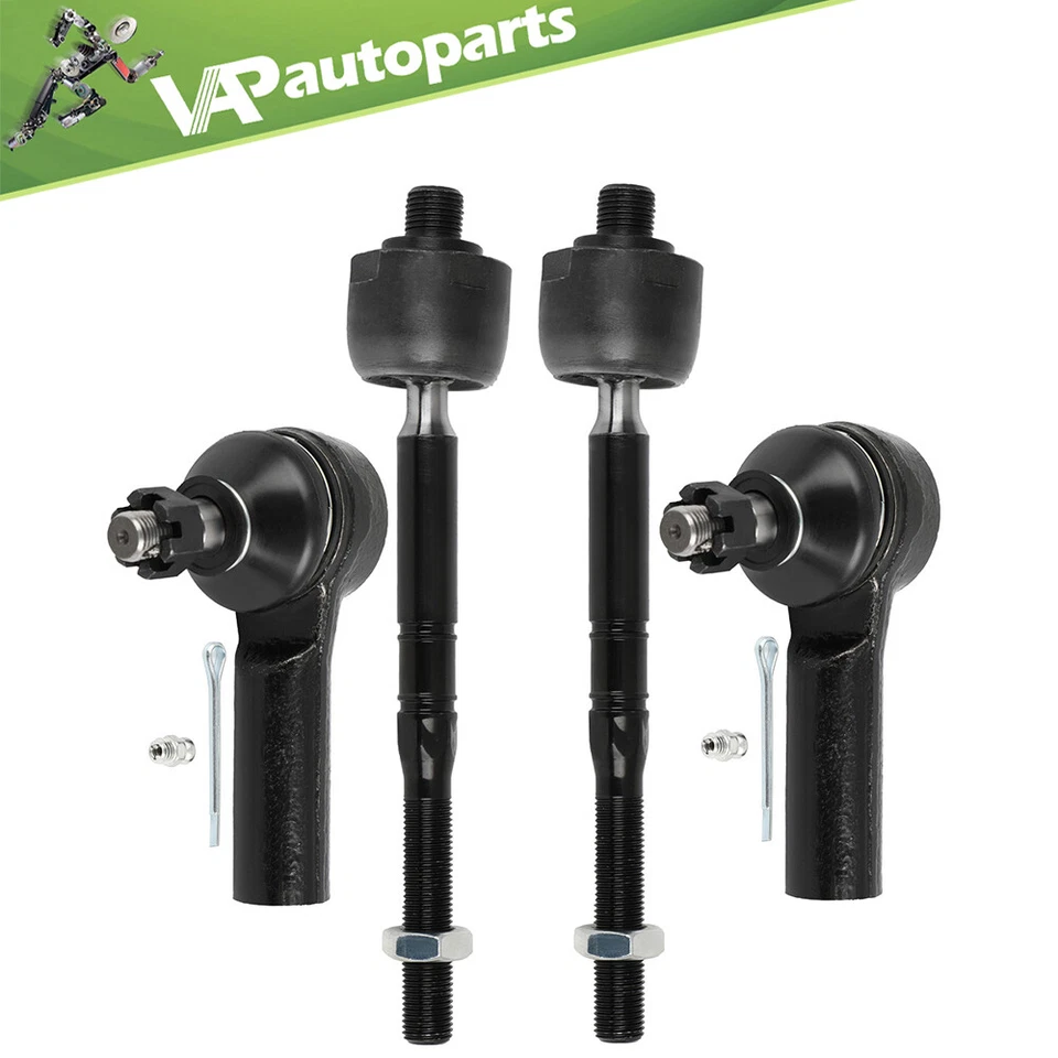 Front Outer Inner Tie Rod Steering For Ford Escape Mazda Tribute Mercury Mariner - Image 1 of 4
