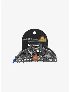 Clip de pelo Studio Ghibli Howl's Moving Castle calcifer garra con joyas - Imagen 1 de 2