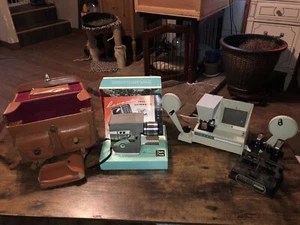 VINTAGE REVERE CA-119 POWER ZOOM BUNDLE W/ SPLICE EDITOR AND LEATHER CASE - Picture 1 of 17