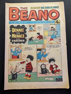 Beano Comic No 1742 December 6th 1975, Dennis the Menace, FREE UK POSTAGE - Foto 1 di 4