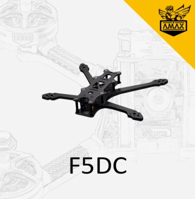 F5DC 5'' Carbon Frame Deadcat Rahmen HD DJI FPV Freestyle Quad Race Drone AMAX - Bild 1 von 4