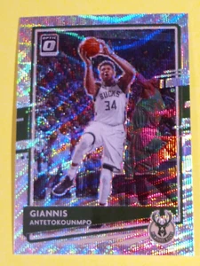 Giannis Antetokounmpo 2020-21 Donruss Optic Silver Wave Fanatics #29 Bucks - Picture 1 of 4