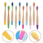  10 Pcs Children's Bamboo Toothbrush Daily Use Pack Small Head