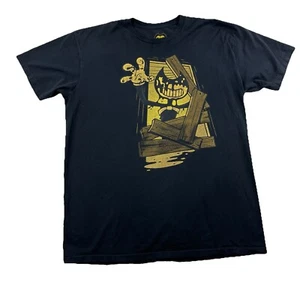 Bendy and the Ink Machine Graphic Tee Black Short Sleeve T-Shirt XL - Picture 1 of 5