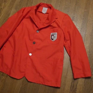 Vintage Cornell Class Of 1958 Coat Sportscoat Suit Red Large Ivy League 50s - Picture 1 of 11