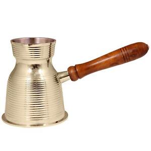 Brass Turkish Kettle Hand Crafted For Making Coffee Tea 5 inch Assorted