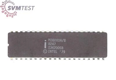 Intel MD8080A/B 40-Pin CPU Microprocessor - Image 1 of 2