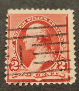 Scott # 220 2c Washington Used 1890 - Bild 1 von 2