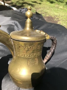 antique Arabic Middle Eastern Islamic Dallah coffee pot - Picture 1 of 14