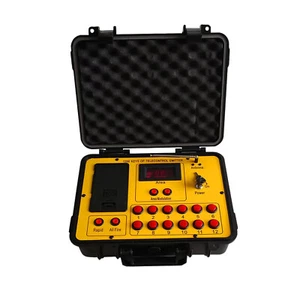 Sistema de disparo de fuegos artificiales inalámbrico de 24 tacos control remoto equipo de control de incendios - Imagen 1 de 8