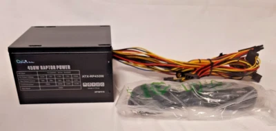 APEVIA ATX-RP450W 450 W ATX12V Non-Modular PSU, OPEN BOX DISPLAY MODEL , NEW - Image 1 of 4