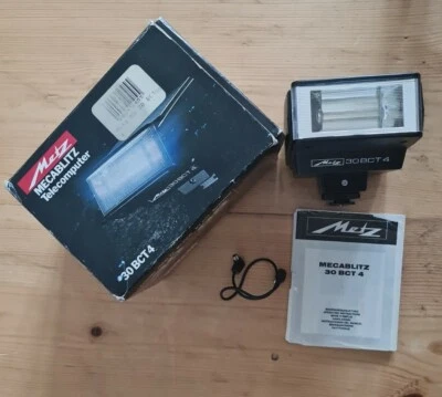 Metz Mecablitz 30BCT4 30 BCT 4 30BCT 4 Blitz Biltzgerät Flash- Mittenkontakt OVP - Bild 1 von 4