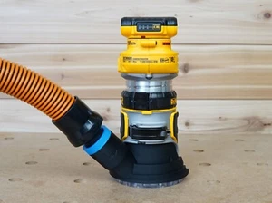 Adaptador de manguera de aspiradora de tienda de 1-1/4" para enrutador de ajuste Dewalt - Imagen 1 de 6