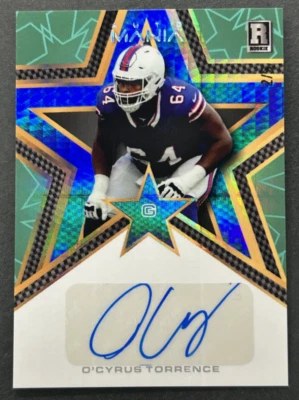 2023 Wild Card - O'Cyrus Torrence #AMS-A Buffalo Bills - RC AUTO /5 - Image 1 of 2