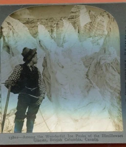 Illecillewaet Glacier, British Columbia, Canada, Keystone Stereoview Card 13802 - Picture 1 of 4