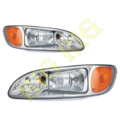 Headlight Headlamp Assembly Pair for Peterbilt 384 386 387 LH+RH 2PCS OE-Style - Image 1 of 4