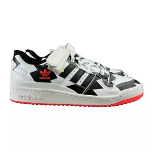 Adidas Forum Low Trae Young Core Black White Solar Red Shoes GX6128 Men's Sz 10 - Picture 1 of 10