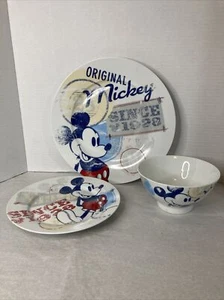 Original Mickey Mouse 1928 Disney Americana Sammlungsplatte, Tasse, Wüstenteller - Bild 1 von 12